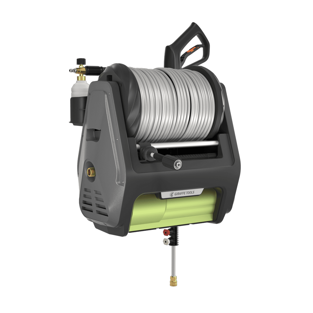 Giraffe Tools Grandfalls PRO Special Edition Retractable Pressure Washer 3400 PSI 1.2 GPM 100ft New