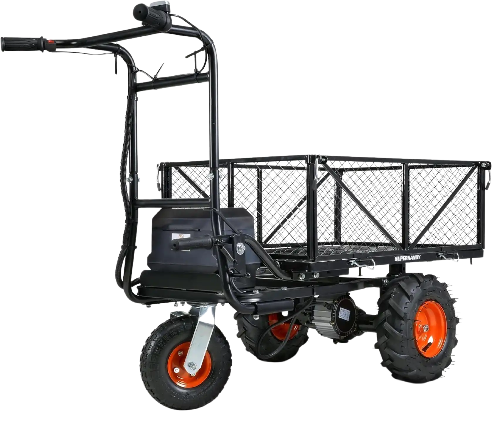 Super Handy GCAO010 Electric Utility Wagon 500 lbs Max Working Capacity 48V 2Ah New Canada Only
