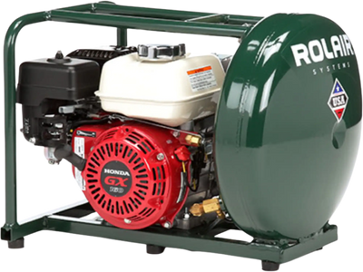 Rolair GD5000PV5H Air Compressor Hand Carry 5 gal. Gas 5.5 HP Honda GX160 Engine Single Stage Pump Manufacturer RFB