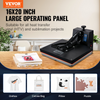 Vevor 16" x 20" Sublimation Heat Press High Pressure 1700W TL4050-1 Black New