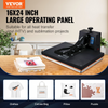 Vevor 16" x 24" Sublimation Heat Press High Pressure 1700W TL4060-1 Black New