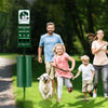 Vevor Outdoor Dog Waste Station 11.5 Gal Trash Can with 600 Bags New