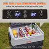 Vevor Car Refrigerator and Freezer 48 Qt. Portable Dual Zone -4°F to 50°F Adjustable Temperature New