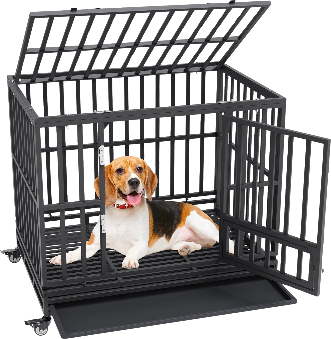 Vevor Dog Crate Heavy Duty 42