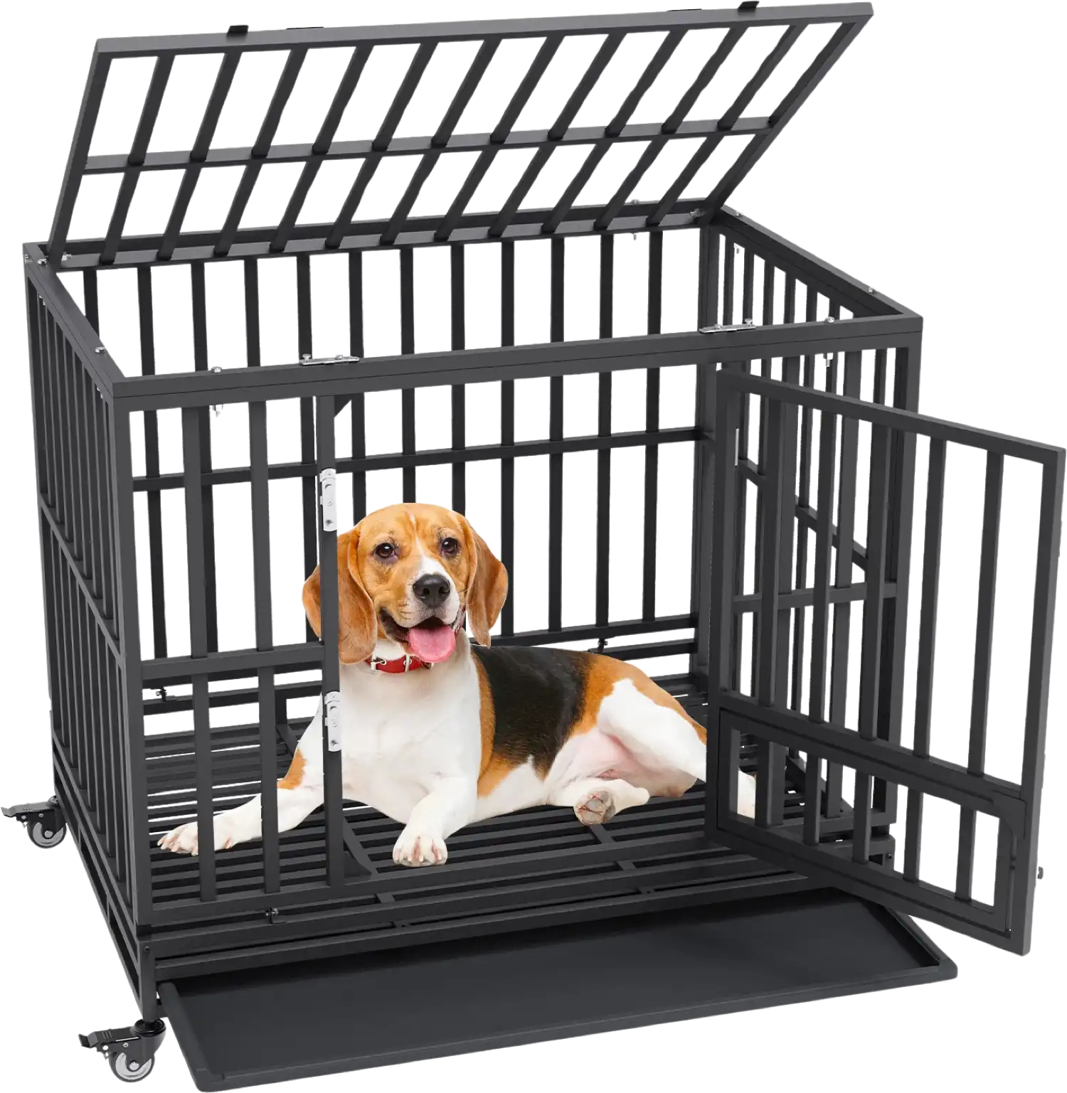 Vevor Dog Crate Heavy Duty 42