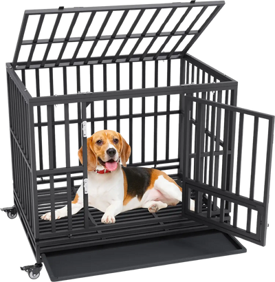 Vevor Dog Crate Heavy Duty 42