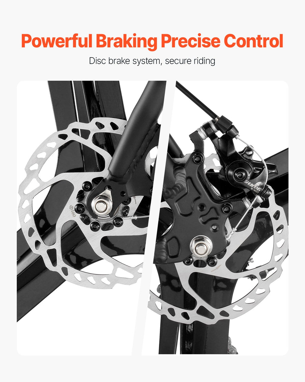 Vevor Road Bike 700C Aluminum Alloy Frame Shimano 14 Speed Disc Brake Racing Bicycle New