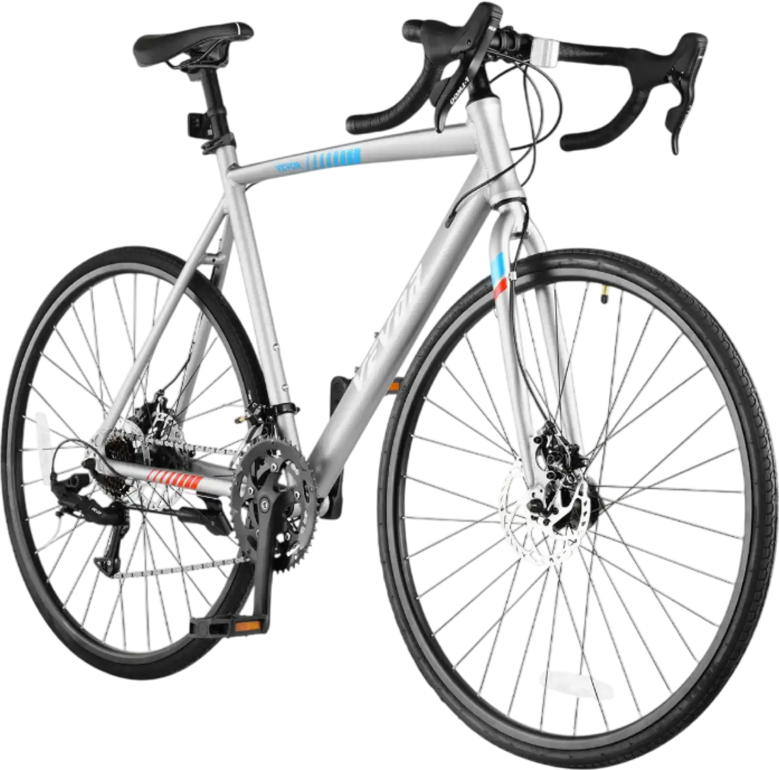 Vevor 700C Road Racing Bike 14-Speed Aluminum Frame with Disc Brakes New