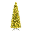 12-foot tall prelit artificial Christmas tree with 2517 branch tips and 800 LED lights, perfect for festive indoor or.