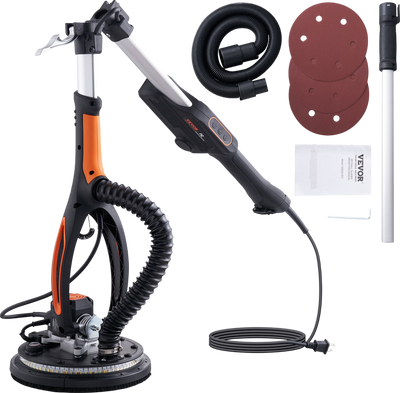 Vevor Drywall Sander 800W Brushless Motor 1000-2300RPM Variable Speed New