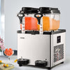 Vevor Slushy Machine 3.2 Gal 700W Dual Tank Stainless Steel Frozen Drink Maker for Commercial Use New
