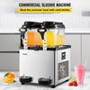Vevor Slushy Machine 3.2 Gal 700W Dual Tank Stainless Steel Frozen Drink Maker for Commercial Use New