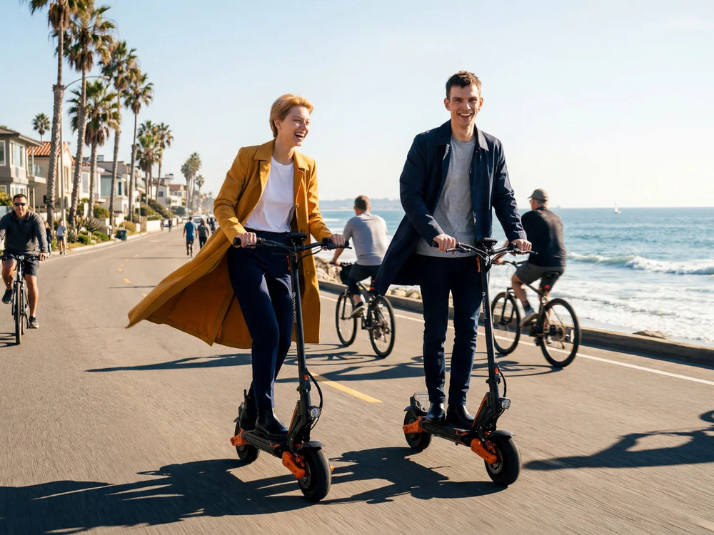 Isinwheel GT1 Electric Scooter 35 Mile Range 32 MPH 800W Dual Motor New