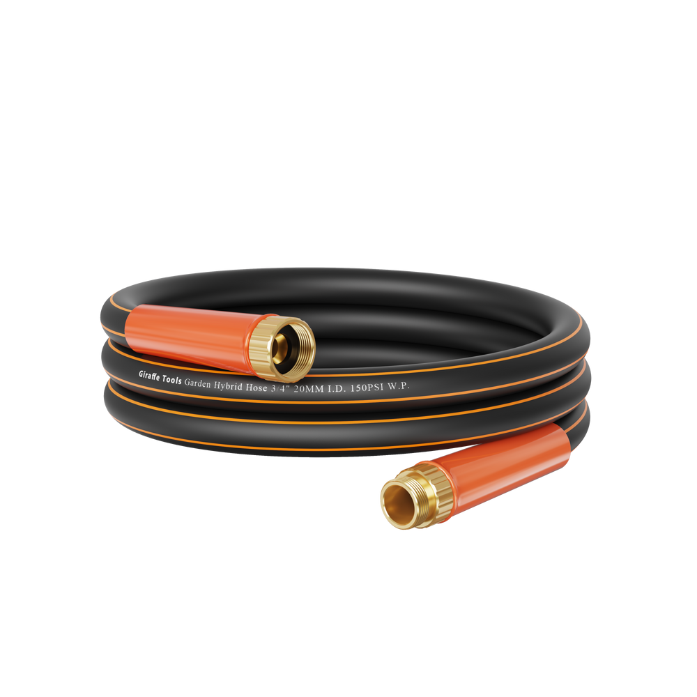 Giraffe Tools Hybrid Garden Hose with Swivel Handle 3/4" 12ft-100t New