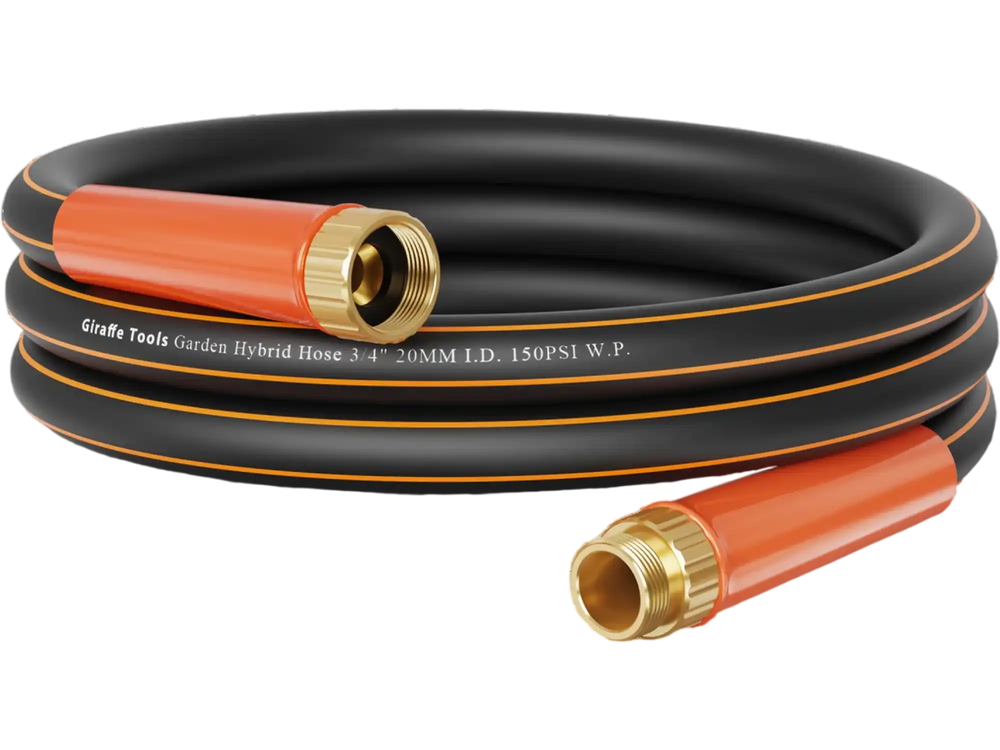 Giraffe Tools Hybrid Garden Hose with Swivel Handle 3/4" 12ft-100t New