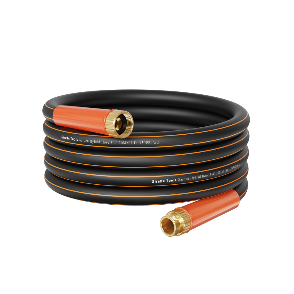 Giraffe Tools Hybrid Garden Hose with Swivel Handle 3/4" 12ft-100t New