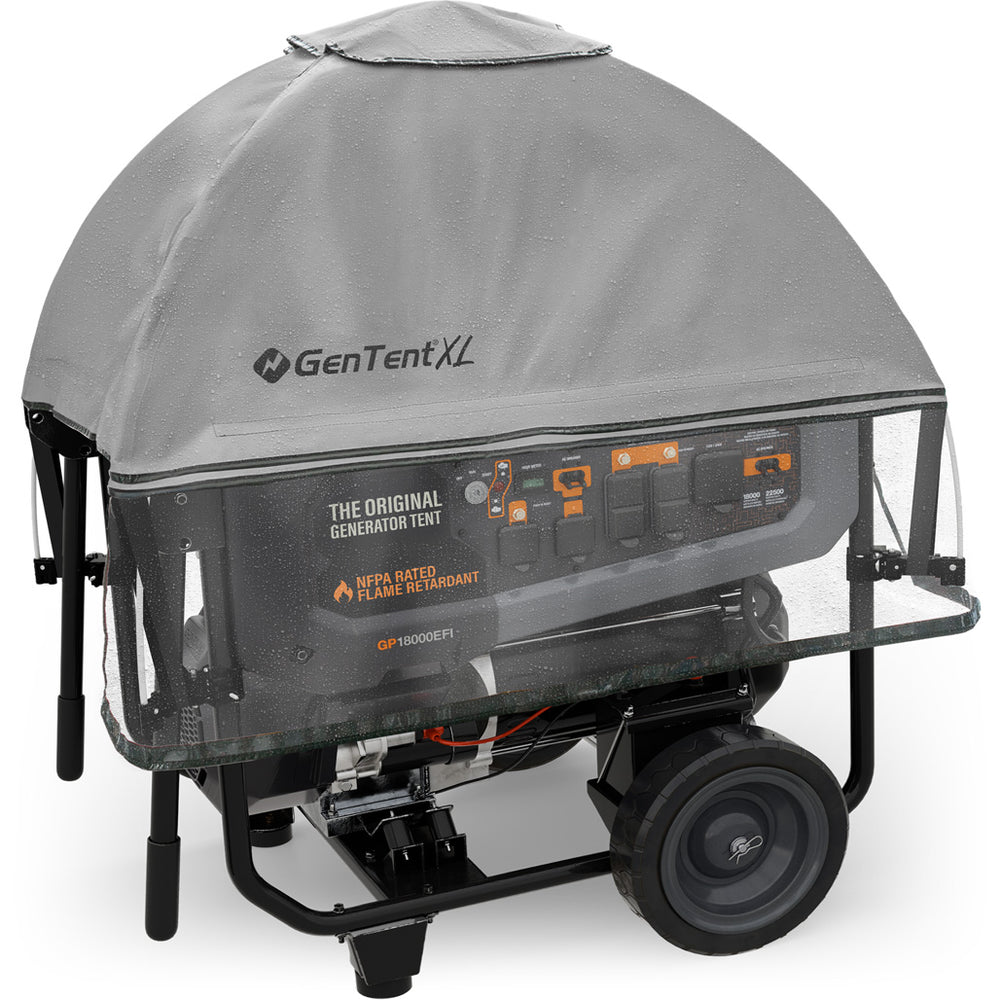 GenTent XL Universal Clamp Kit for Open Frame Generators Weatherproof Running Tent Cover New
