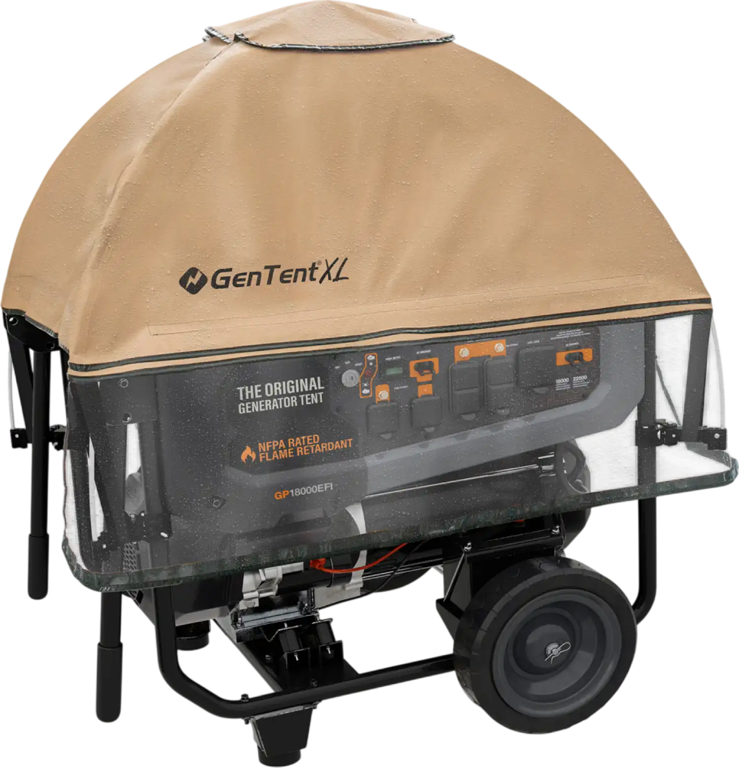 GenTent XL Universal Clamp Kit for Open Frame Generators Weatherproof Running Tent Cover New