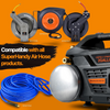 Super Handy GUO078 Portable Electric Air Compressor Cordless With Digital Gauge 48V 2Ah 2 Gal 135 PSI New