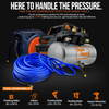 Super Handy GUO078 Portable Electric Air Compressor Cordless With Digital Gauge 48V 2Ah 2 Gal 135 PSI New