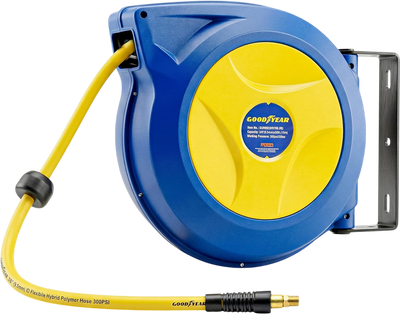 Goodyear GUR082 Retractable Air Hose Reel 3/8