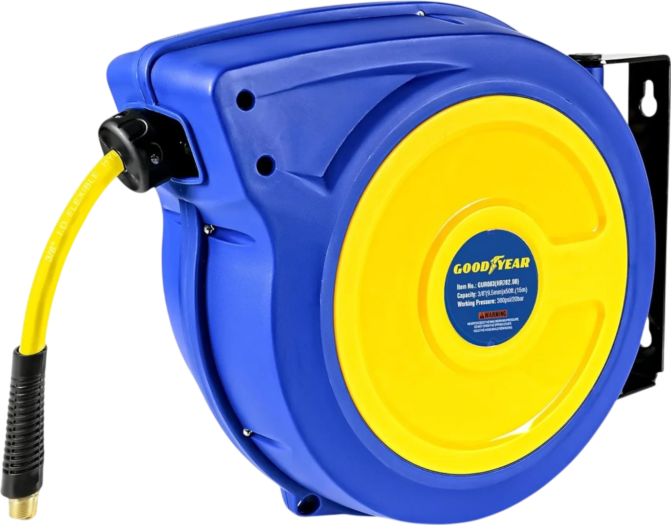Goodyear GUR083 Retractable Air Hose Reel 3/8