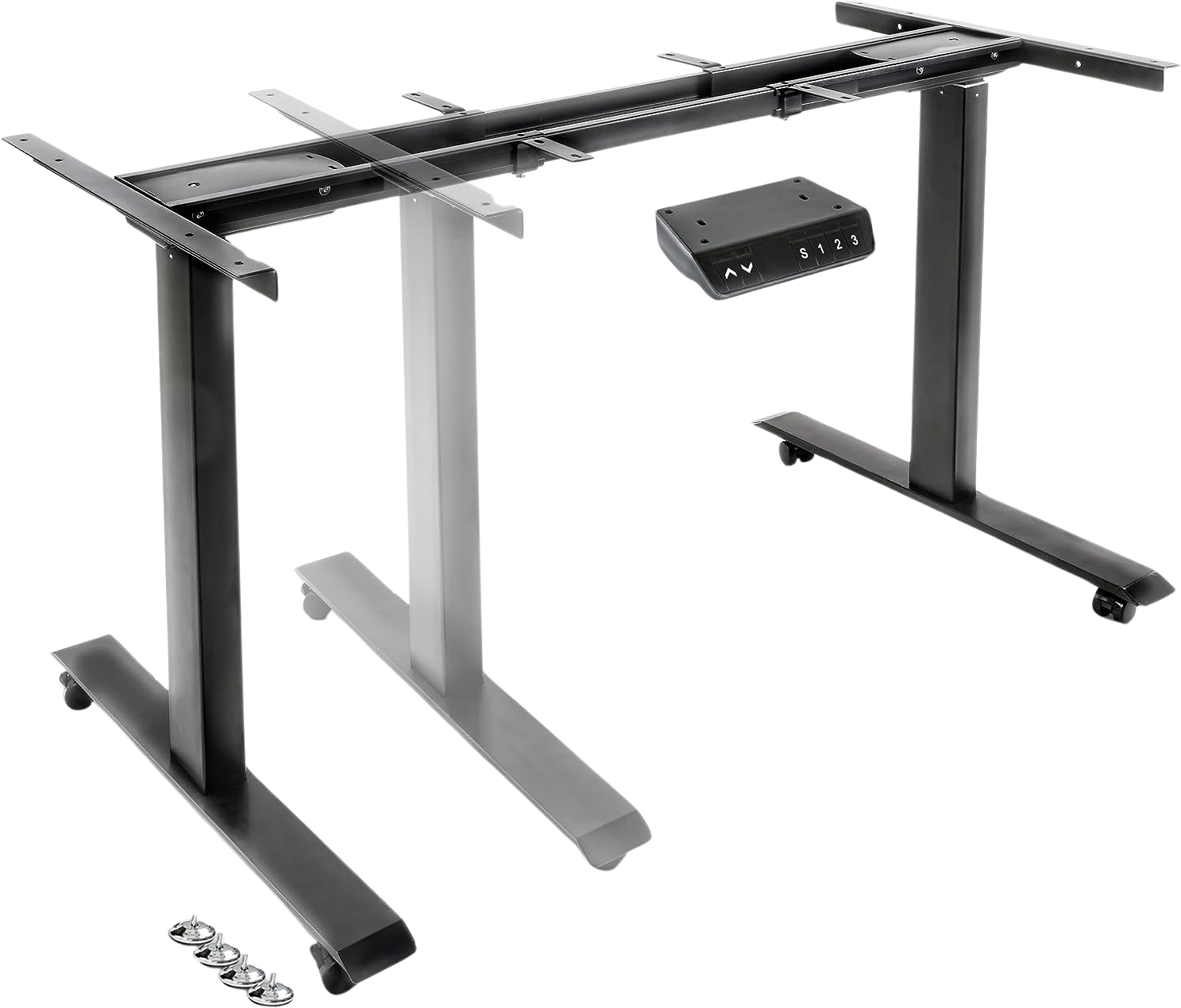 Super Handy GUT153 Electric Standing Desk Frame Only Supports 48