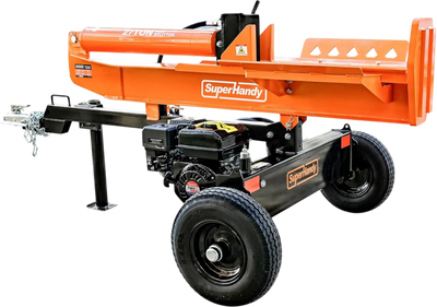 Super Handy GUT199 Log Splitter 27 Ton Full Beam Vertical/Horizontal 223cc Gas Towable New