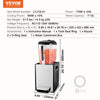 Vevor Beverage Dispenser 12.7 Qt Commercial Stainless Steel Cold Juice Dispenser 170W Wide Spout New