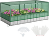 Galvanized Raised Garden Bed with Greenhouse Cover