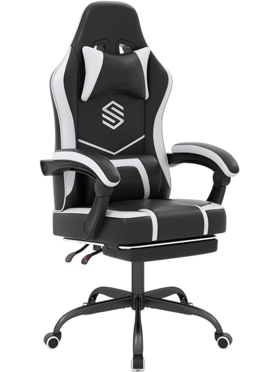 Costway Height Adjustable Ergonomic Gaming Chair w/ Headrest Computer Office Task Chair 84221242 New