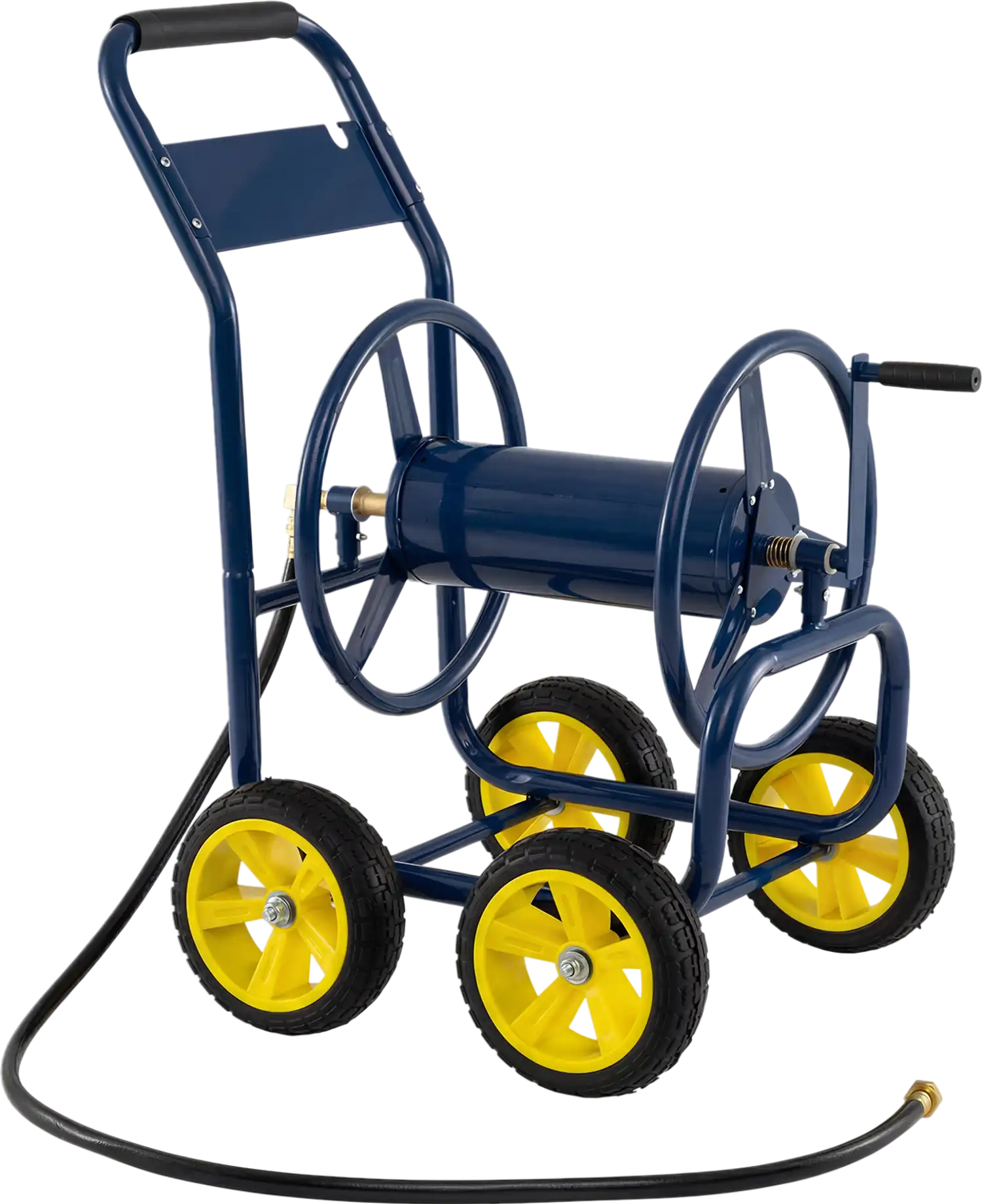 Costway Heavy Duty Garden Water Hose Reel Cart 4-Wheel Non-Slip Grip 13594628 New