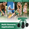 Garden rolling workseat with 360° swivel seat, adjustable height, and durable wheels for comfortable gardening tasks.