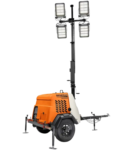 Generac MLT6SKDS-STD 6KW Diesel Kubota Engine LED Vertical Mast Mobile Light Tower New