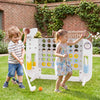 Giant 4-to-Score Game Set Jumbo Connect Four Game with Ring-toss-Gray - Gallery View 1 of 10