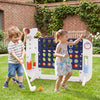 Giant 4-to-Score Game Set Jumbo Connect Four Game with Ring-toss-Navy - Gallery View 1 of 10