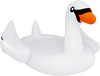 Giant Inflatable Swan Floating Island 4-Person Pool Float with 4 Cups Holders