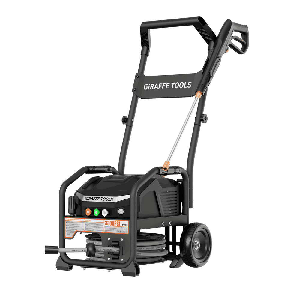 Giraffe Tools Crossfalls Max Retractable Pressure Washer 3000 PSI 1800W 50FT New