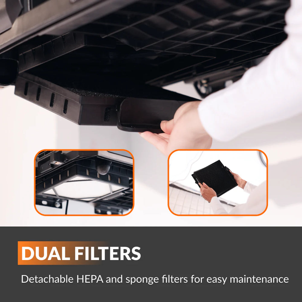 Giraffe Tools Grandstorm Retractable Vacuum Cleaner with 30' Hose 4.5 Gal. Dustbin New