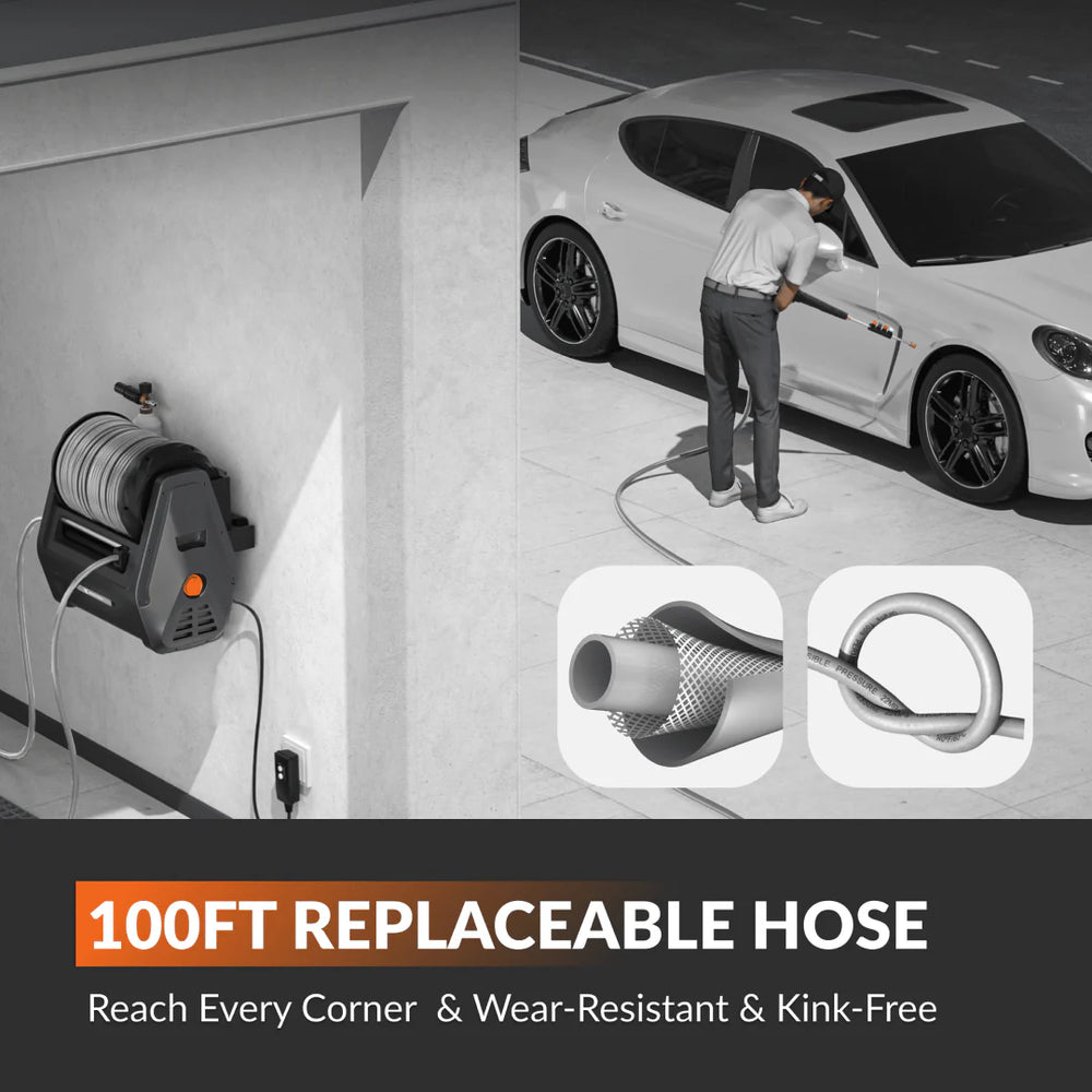 Giraffe Tools Grandfalls Retractable Pressure Washer Plus+ 2400 PSI New