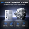 Giraffe Tools SGH-C35AM Retractable Charger 35W White USB-C New