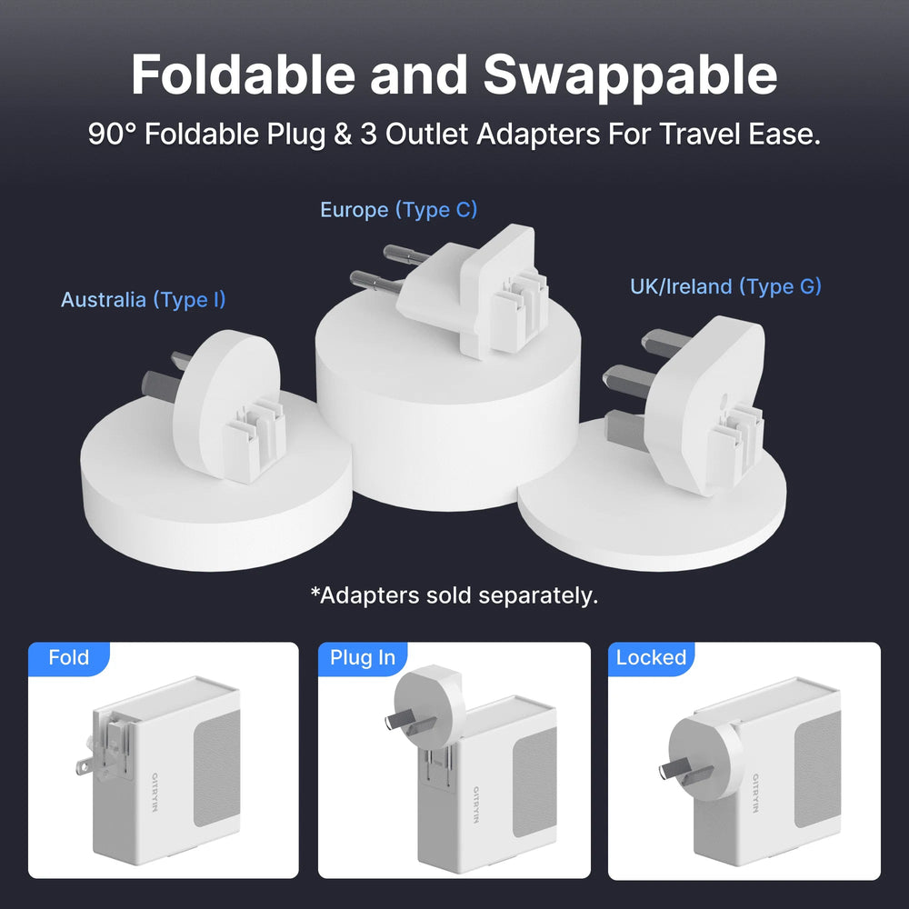 Giraffe Tools SGH-C35AM Retractable Charger 35W White USB-C New