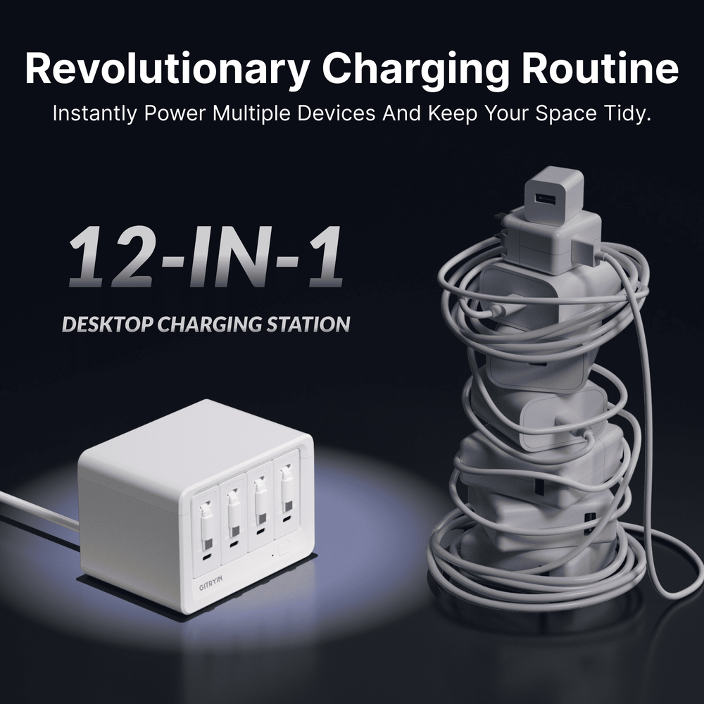 Giraffe Tools Smart Desktop Charging Station 12-in-1 ( / ) New