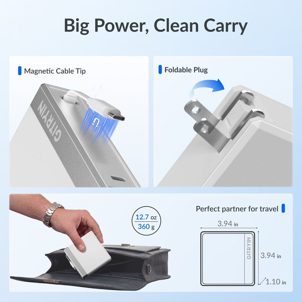 Giraffe Tools Retractable Fast Charger 140W USB-C New