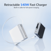 Giraffe Tools Retractable Fast Charger 140W USB-C New