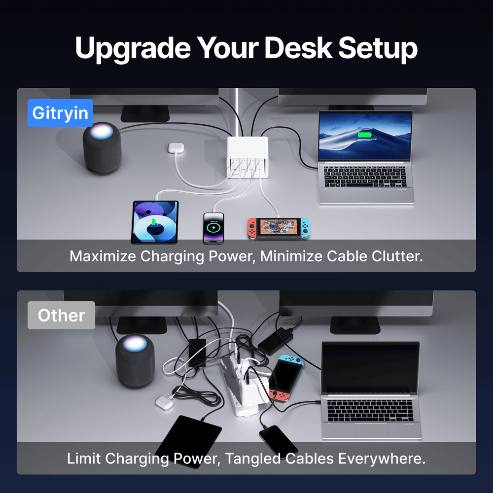 Giraffe Tools Desktop Charging Station 12-in-1 40W Combo New