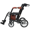 Metro Mobility Glide Rollator Wheelchair 2-in-1 300 lb Capacity Foldable New