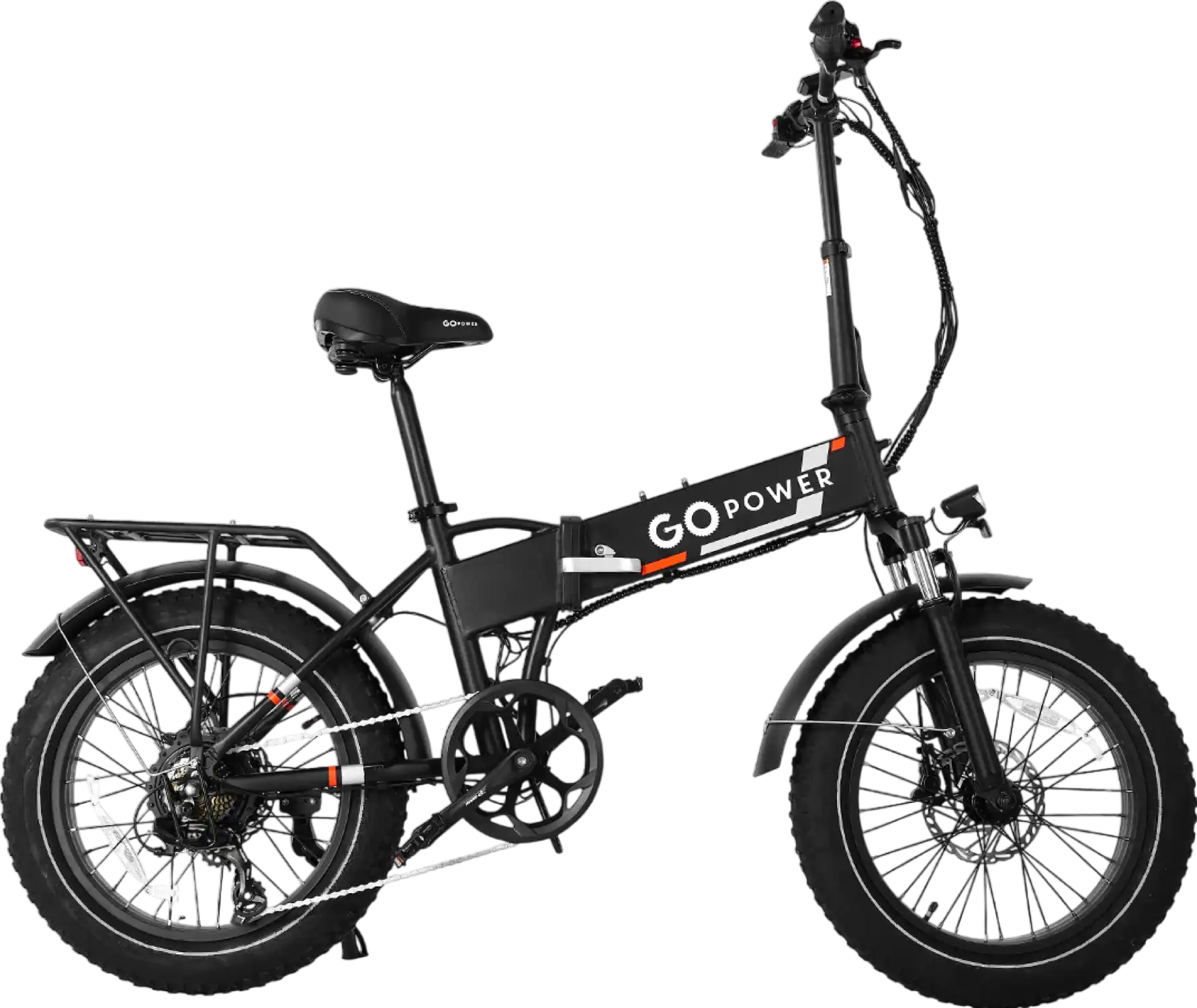 GoPowerBike GoExpress V2 Electric Bike Foldable 750W 50 Mile Range 20 MPH New