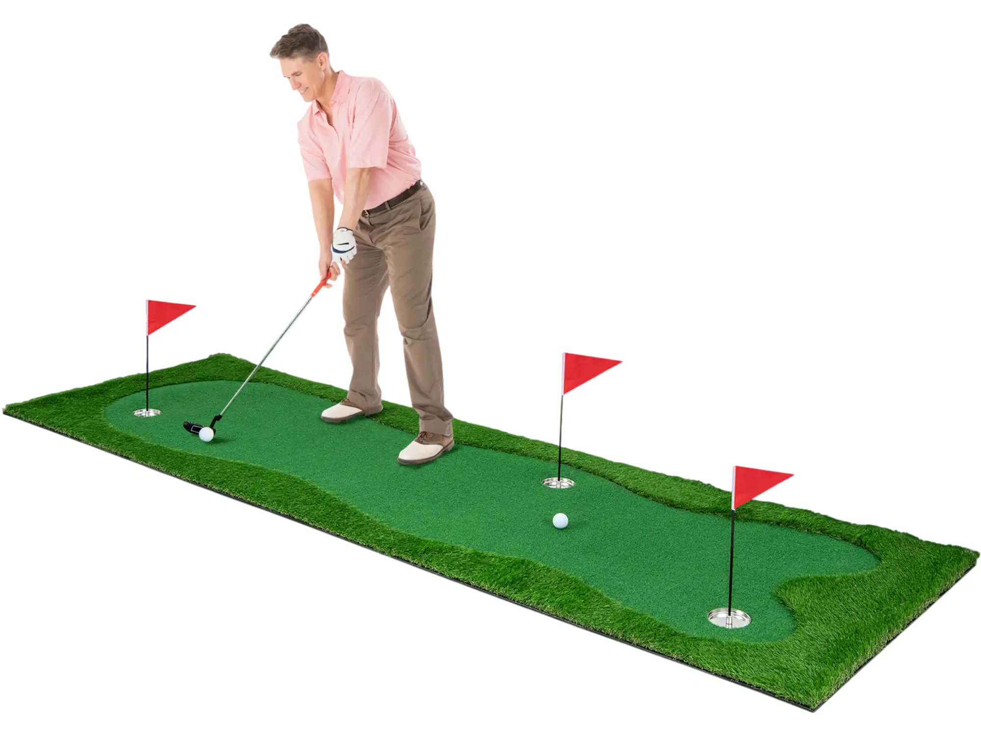 Costway Golf Putting Green Realistic Artificial Grass Turf-S 82145367 New