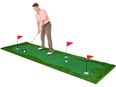 Costway Golf Putting Green Realistic Artificial Grass Turf-S 82145367 New